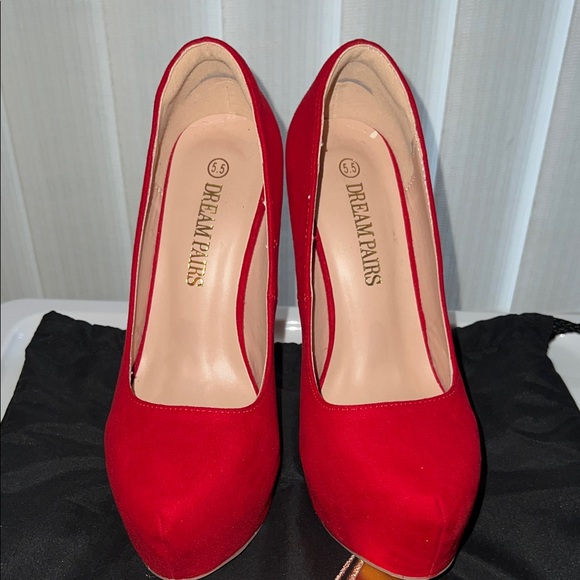 Weddington Way Red Platform Heels - Picture 2 of 11